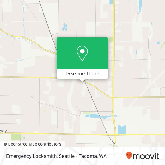 Mapa de Emergency Locksmith, 15305 41st Ave E