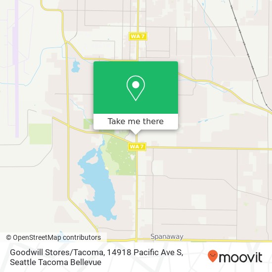 Goodwill Stores / Tacoma, 14918 Pacific Ave S map