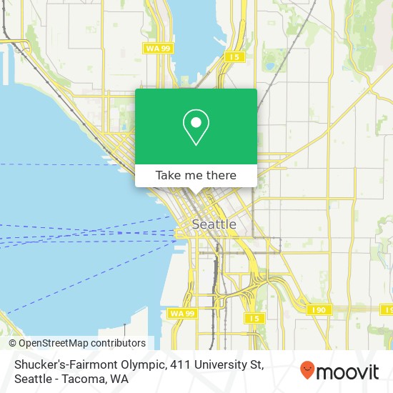 Shucker's-Fairmont Olympic, 411 University St map