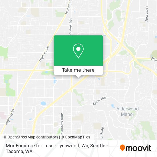 Mapa de Mor Furniture for Less - Lynnwood, Wa