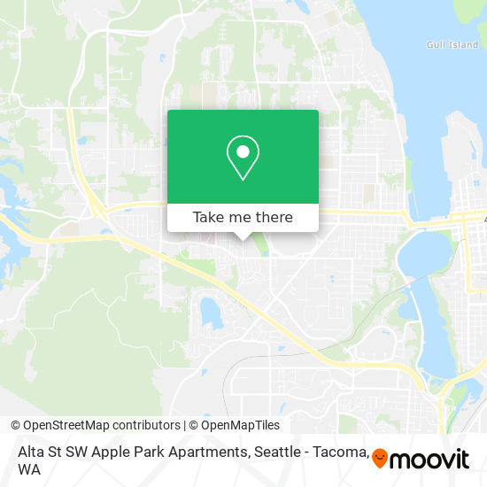 Mapa de Alta St SW Apple Park Apartments