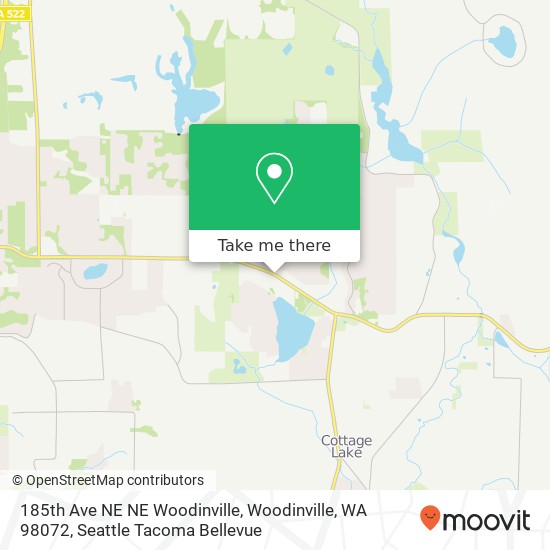 Mapa de 185th Ave NE NE Woodinville, Woodinville, WA 98072