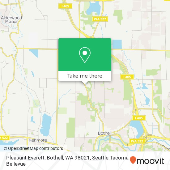 Pleasant Everett, Bothell, WA 98021 map