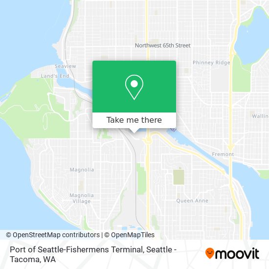 Port of Seattle-Fishermens Terminal map