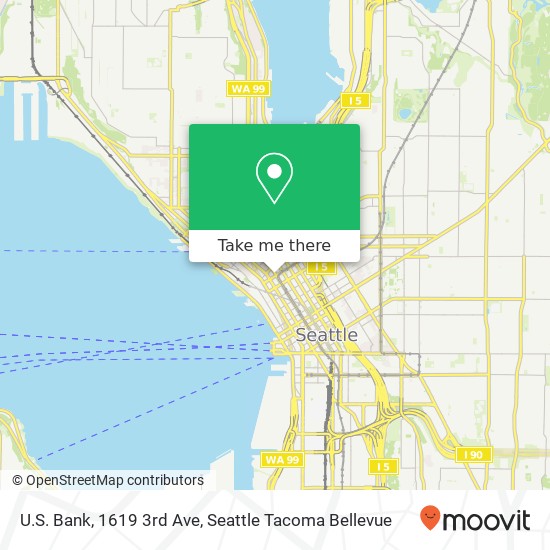 U.S. Bank, 1619 3rd Ave map