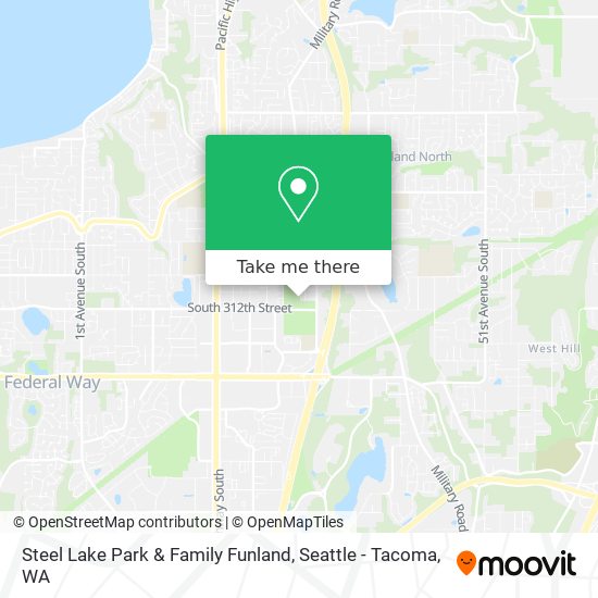 Steel Lake Park & Family Funland map