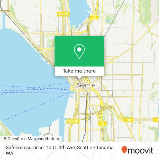 Mapa de Safeco Insurance, 1001 4th Ave