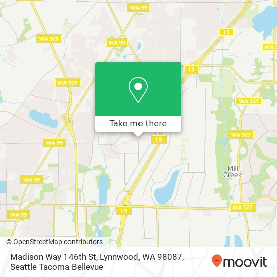 Madison Way 146th St, Lynnwood, WA 98087 map