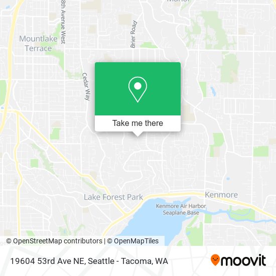 Mapa de 19604 53rd Ave NE