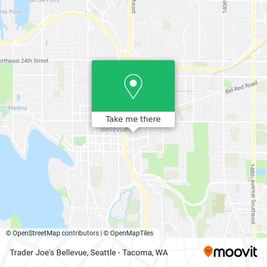 Mapa de Trader Joe's Bellevue