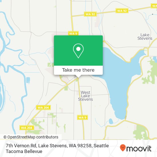 Mapa de 7th Vernon Rd, Lake Stevens, WA 98258