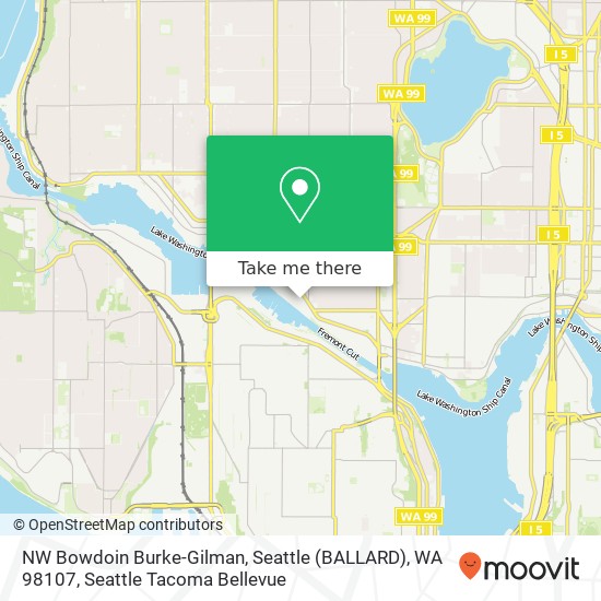 NW Bowdoin Burke-Gilman, Seattle (BALLARD), WA 98107 map