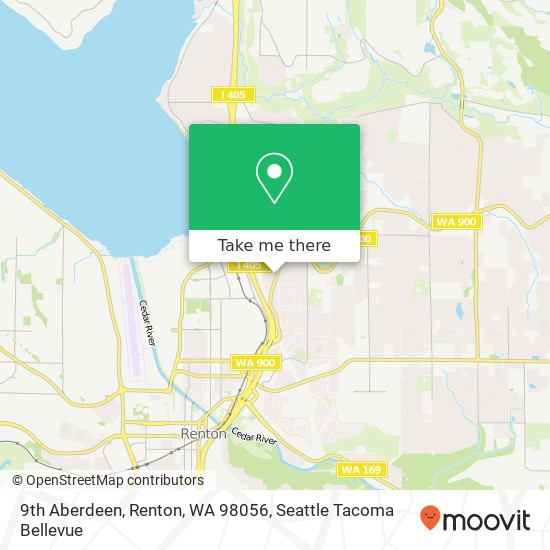 Mapa de 9th Aberdeen, Renton, WA 98056