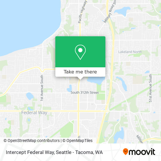 Mapa de Intercept Federal Way