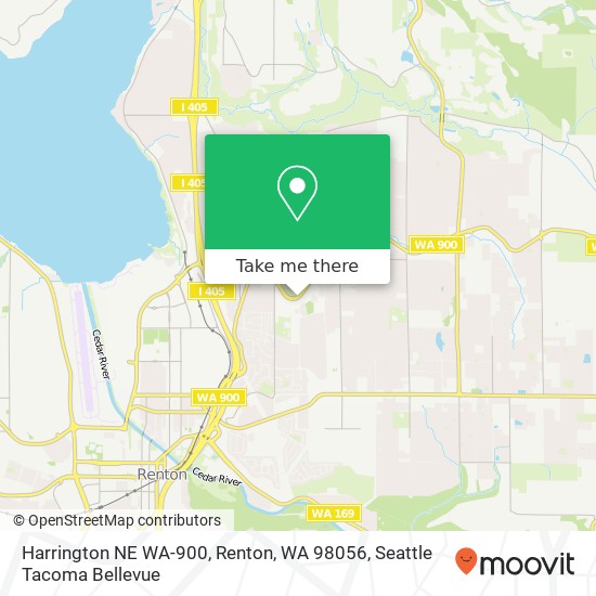Mapa de Harrington NE WA-900, Renton, WA 98056