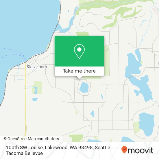 Mapa de 100th SW Louise, Lakewood, WA 98498