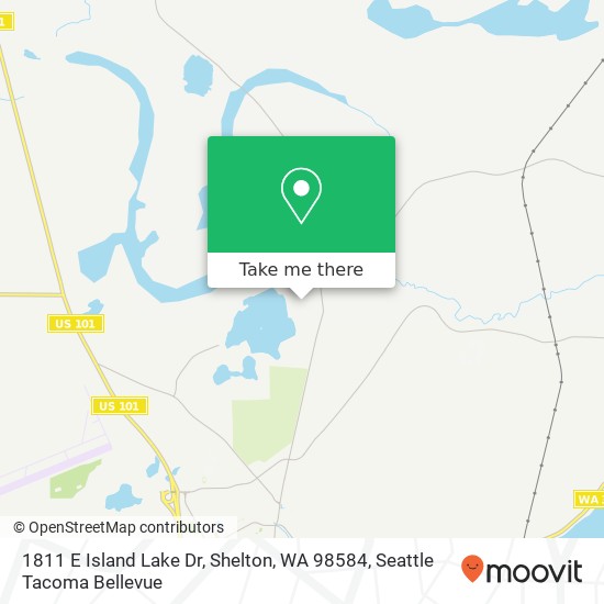 1811 E Island Lake Dr, Shelton, WA 98584 map