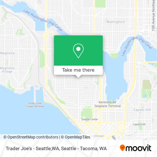 Mapa de Trader Joe's - Seattle,WA