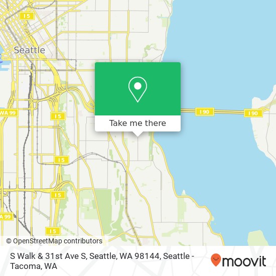 Mapa de S Walk & 31st Ave S, Seattle, WA 98144