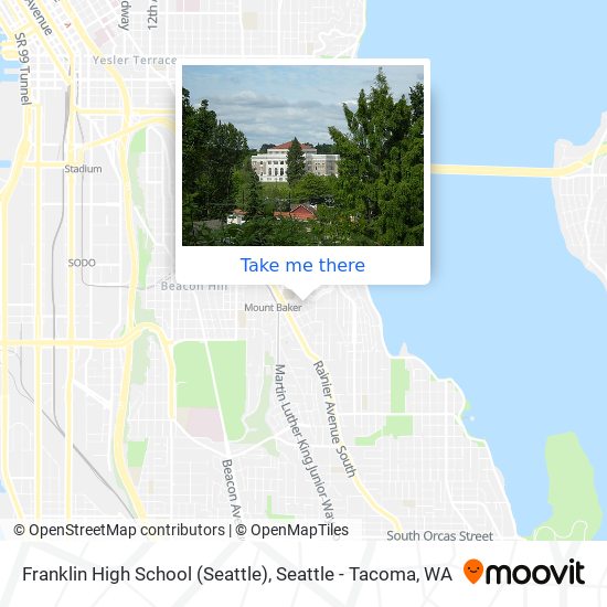 Mapa de Franklin High School (Seattle)