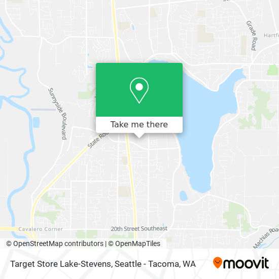 Mapa de Target Store Lake-Stevens