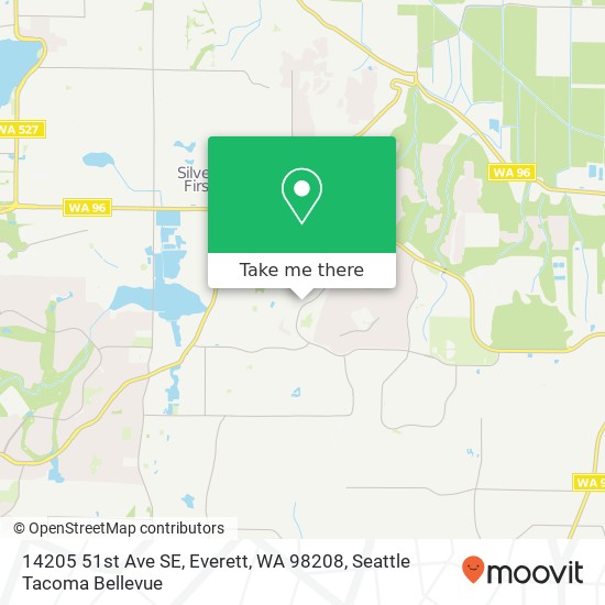 Mapa de 14205 51st Ave SE, Everett, WA 98208