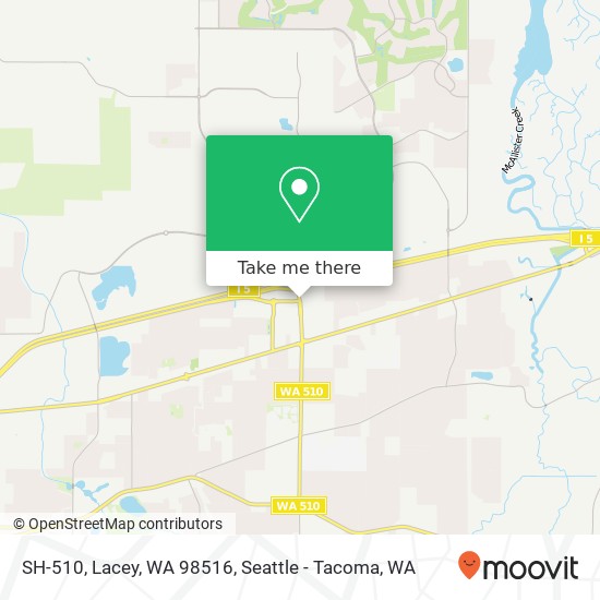 Mapa de SH-510, Lacey, WA 98516