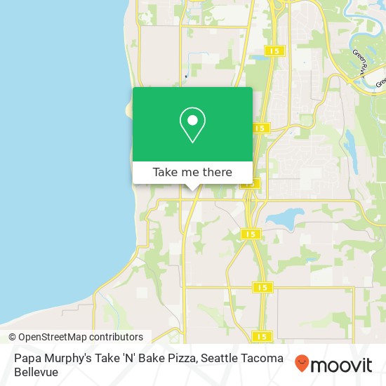 Mapa de Papa Murphy's Take 'N' Bake Pizza