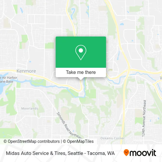 Mapa de Midas Auto Service & Tires