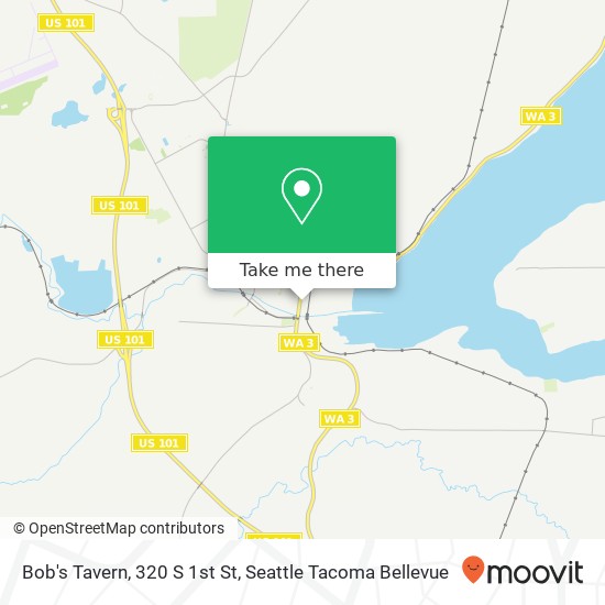 Mapa de Bob's Tavern, 320 S 1st St