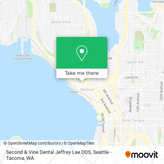 Second & Vine Dental Jeffrey Lee DDS map