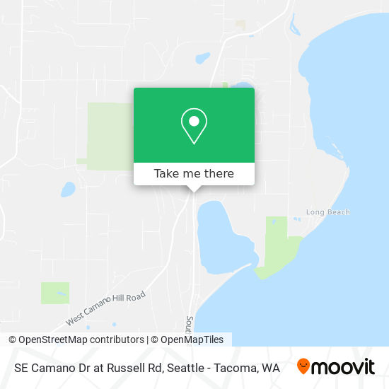 Mapa de SE Camano Dr at Russell Rd