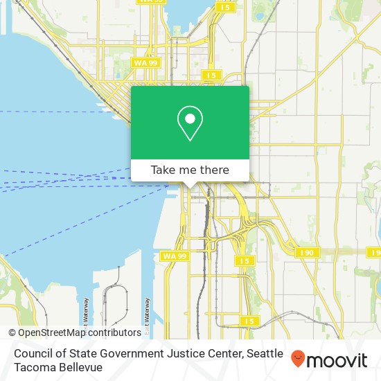 Council of State Government Justice Center map