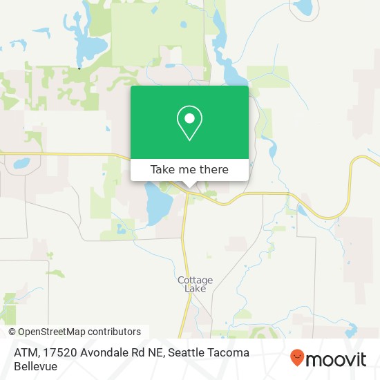 Mapa de ATM, 17520 Avondale Rd NE