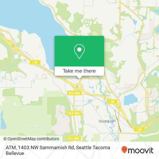 Mapa de ATM, 1403 NW Sammamish Rd