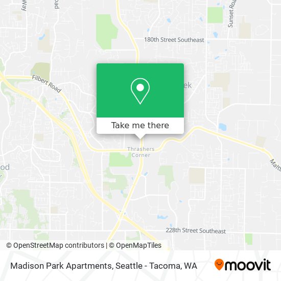 Madison Park Apartments map