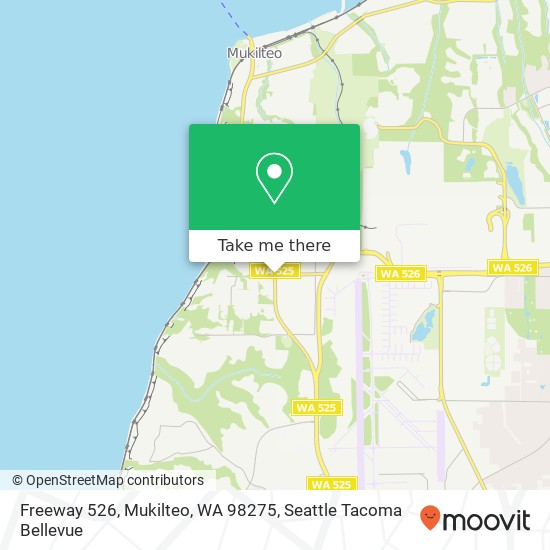 Mapa de Freeway 526, Mukilteo, WA 98275