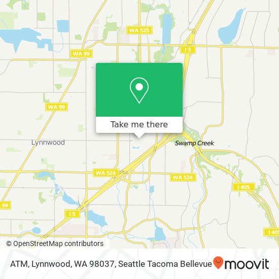 Mapa de ATM, Lynnwood, WA 98037