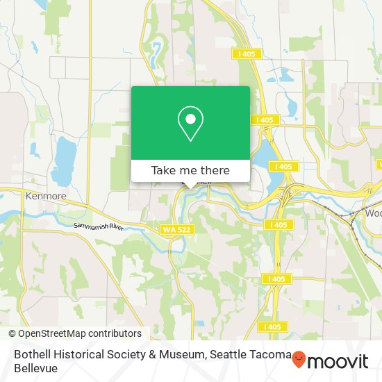 Bothell Historical Society & Museum map