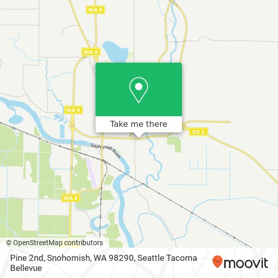 Mapa de Pine 2nd, Snohomish, WA 98290