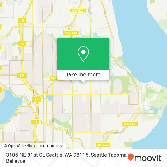 3105 NE 81st St, Seattle, WA 98115 map