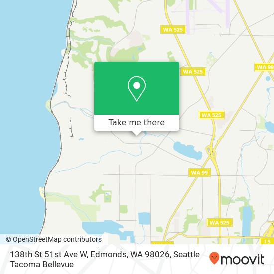 138th St 51st Ave W, Edmonds, WA 98026 map