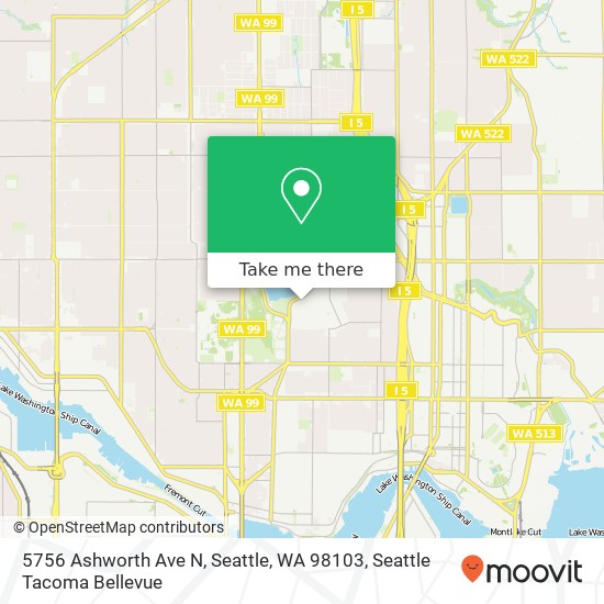 5756 Ashworth Ave N, Seattle, WA 98103 map
