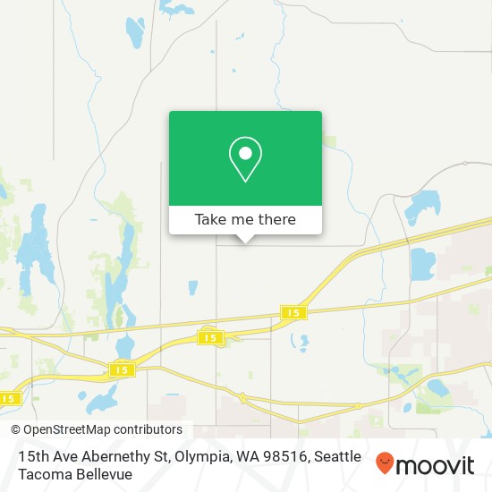 Mapa de 15th Ave Abernethy St, Olympia, WA 98516