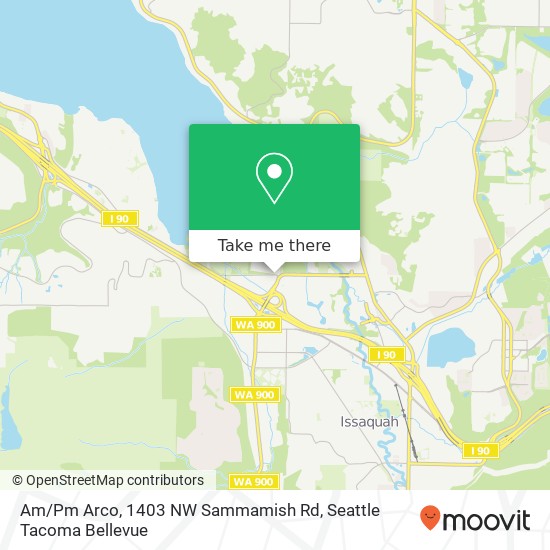 Am / Pm Arco, 1403 NW Sammamish Rd map