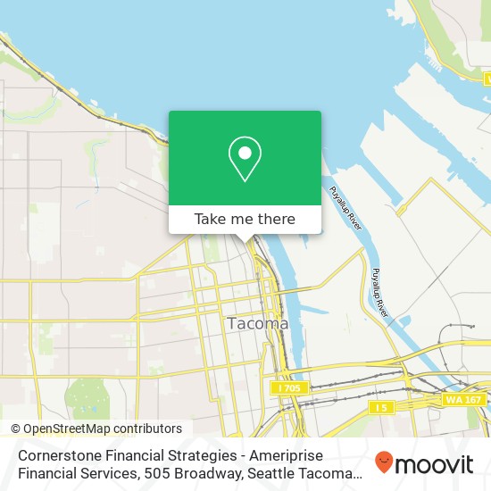 Mapa de Cornerstone Financial Strategies - Ameriprise Financial Services, 505 Broadway