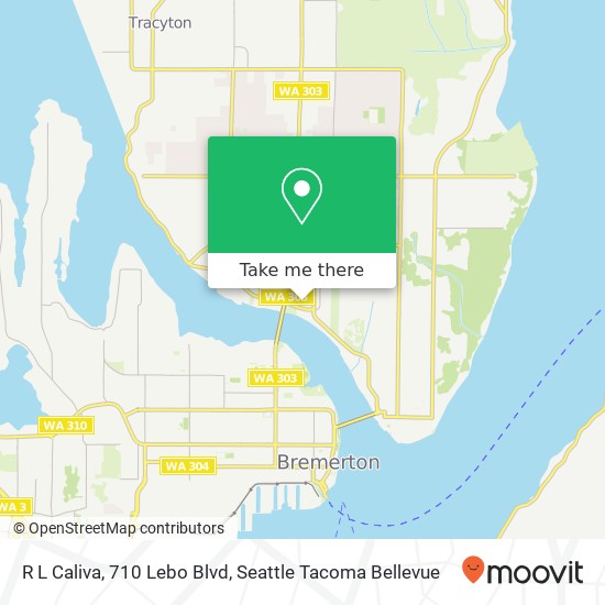 R L Caliva, 710 Lebo Blvd map