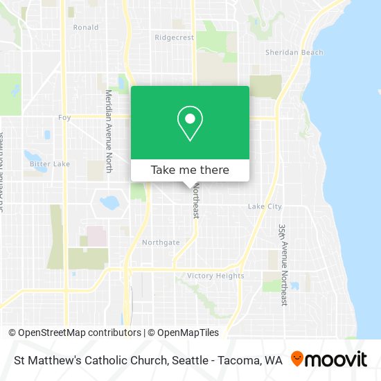 St Matthew's Catholic Church map