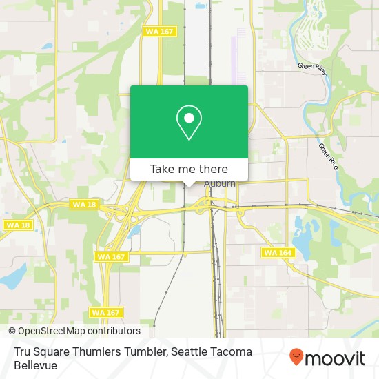 Tru Square Thumlers Tumbler map