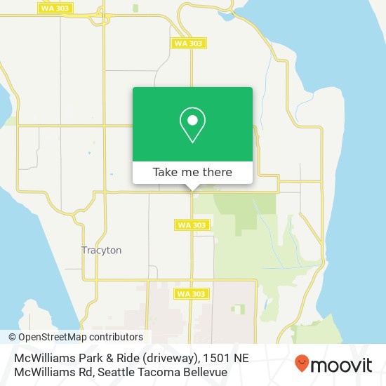 McWilliams Park & Ride (driveway), 1501 NE McWilliams Rd map